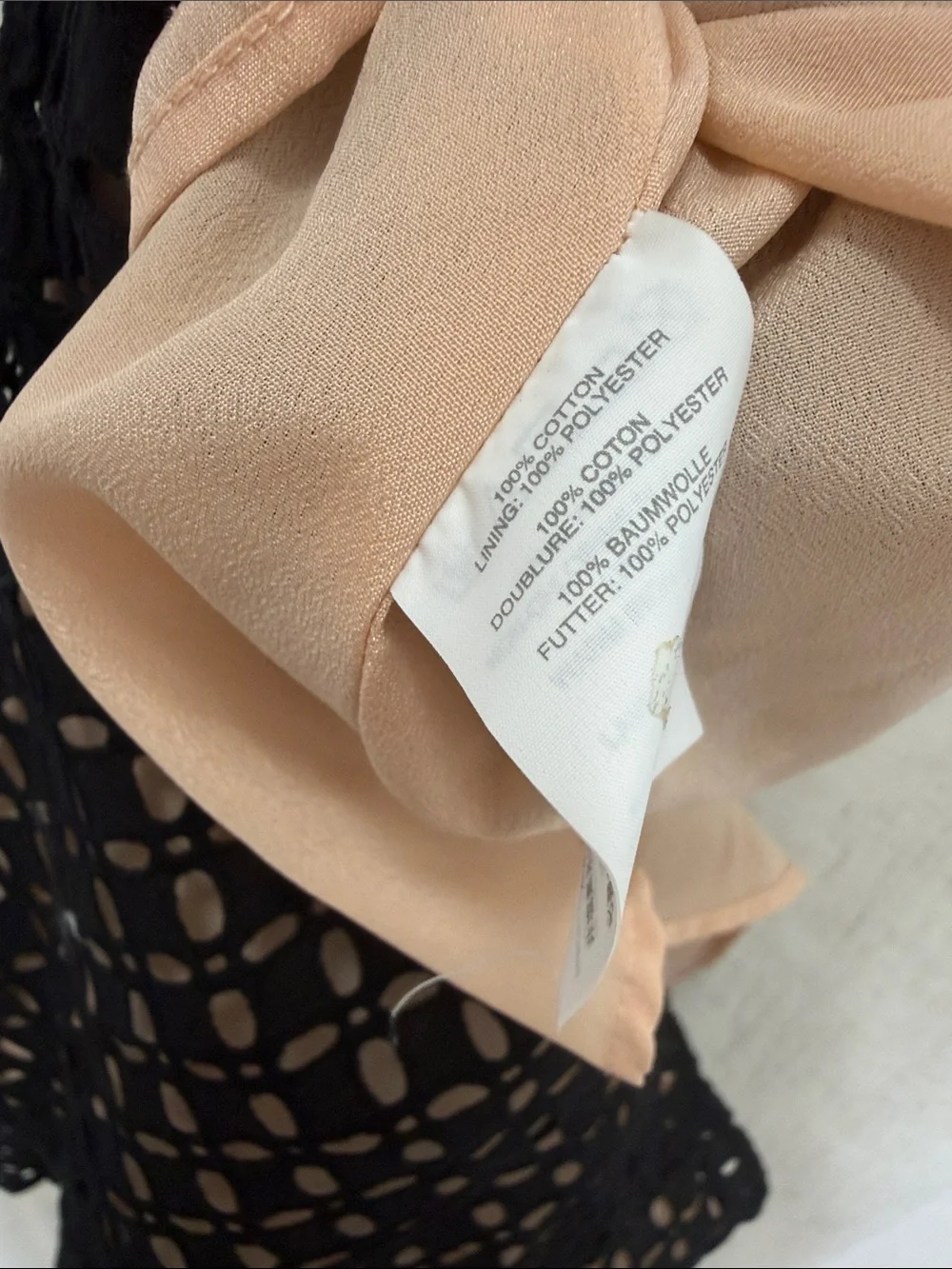J. Crew Eyelet Black One-Shoulder Lace Overlay Top Size 10 Excellent Condition